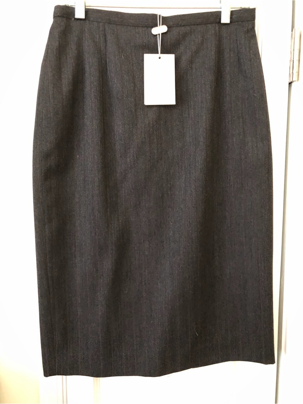 Giorgio Armani Charcoal Gray Classic Pencil Skirt